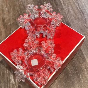 Snowflake Tea-light Candle Set